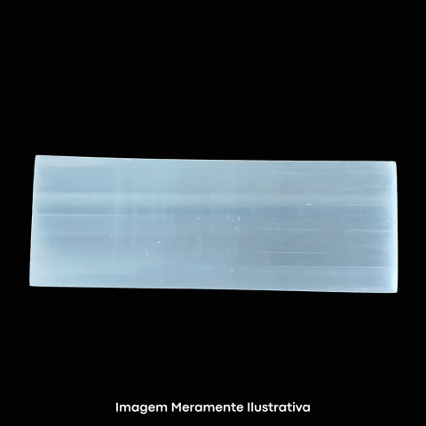 Régua de Selenita 10cm - Unidade